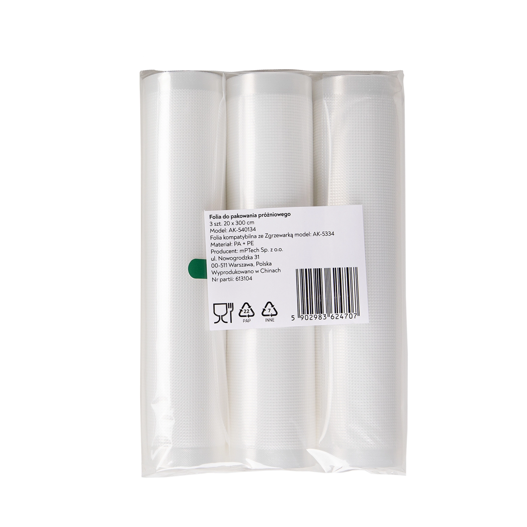 Folia do zgrzewarki Huslog AK-540134 20cm x 300cm