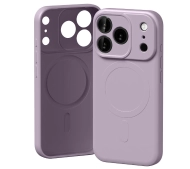 Mercury Semi-Silicone MagSafe do iPhone 17 Pro lawendowa szarość
