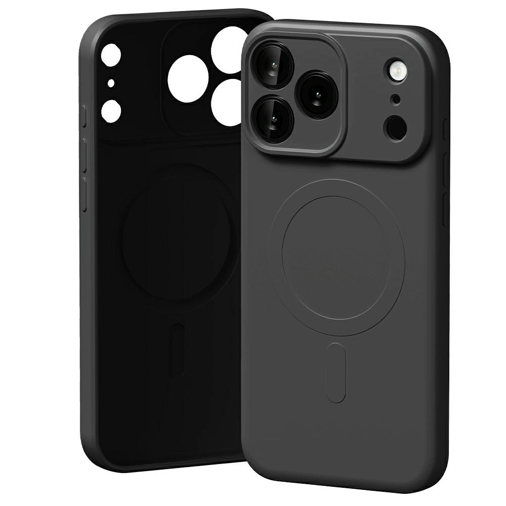 Etui Mercury Semi-Silicone MagSafe do iPhone 17 Pro Max czarny