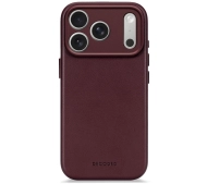 Decoded Leather Backover MagSafe do iPhone 17 Pro Max Bordowy