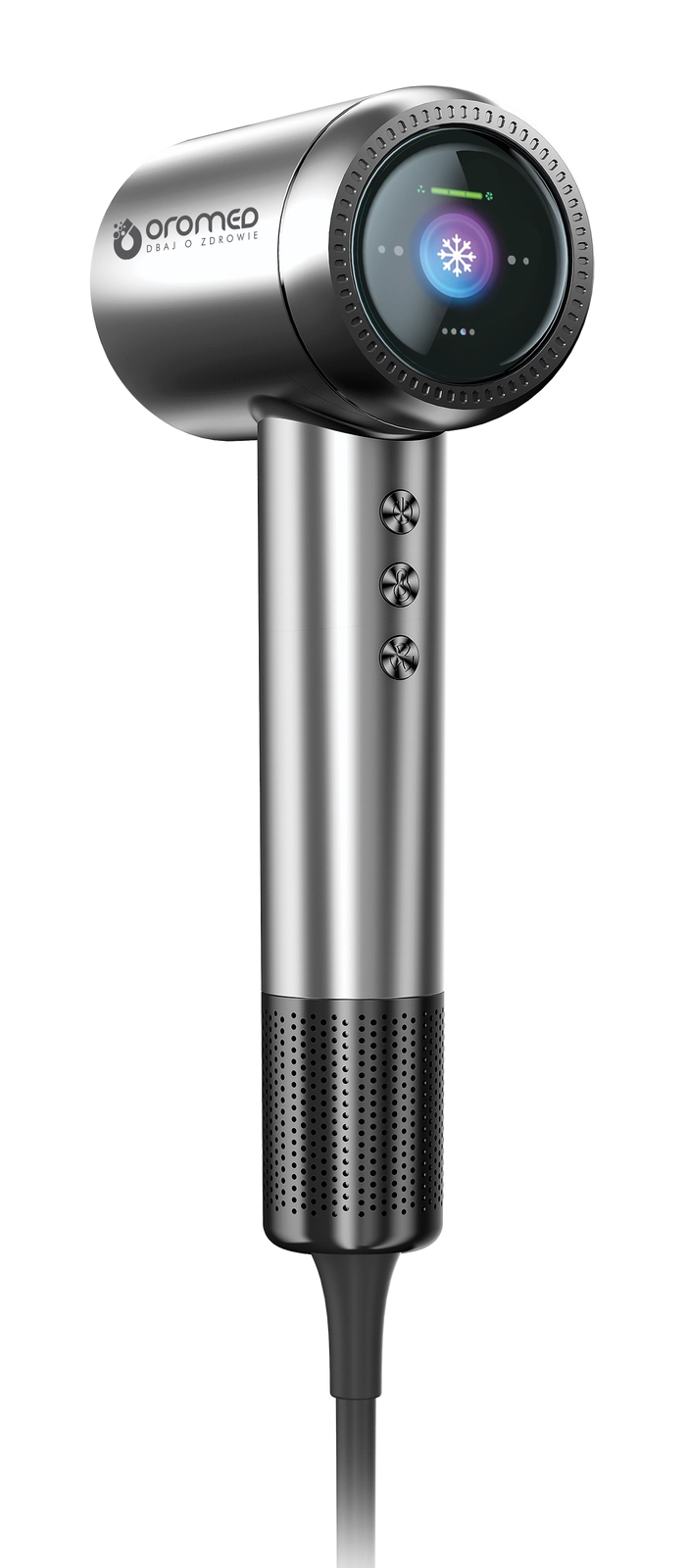 Suszarka do włosów OROMED ORO-F1 SONIC Jonizacja Dyfuzor Zimny nawiew 1600W 3 prędkości 3 temperatury
