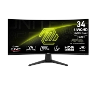 MSI MAG 346CQ 34" UWQHD VA 180Hz 1ms MPRT Zakrzywiony Gamingowy