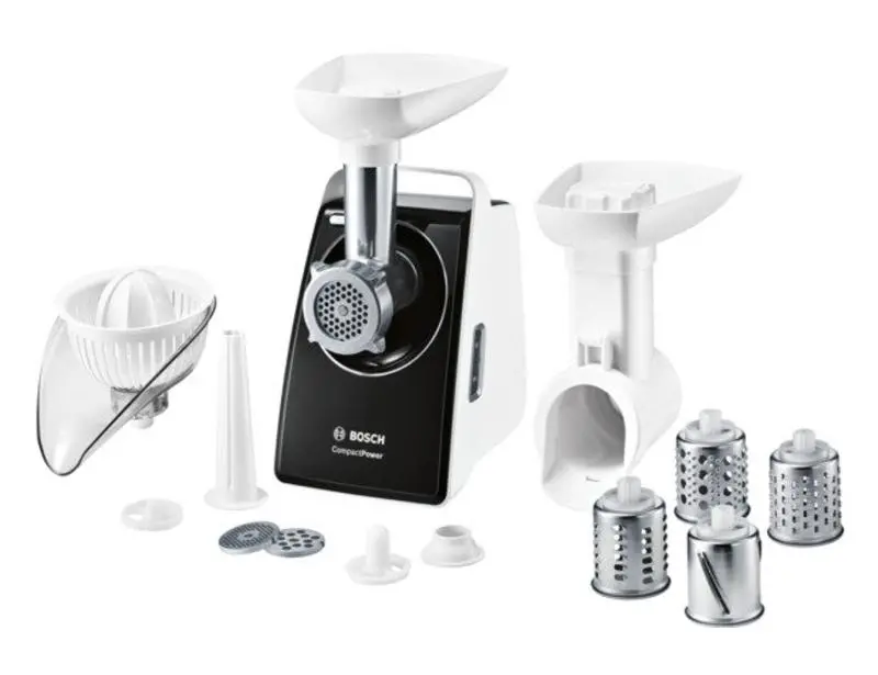 Maszynka do mięsa Bosch MFW3850B 1800W 3 sitka Szatkownica Wyciskarka do cytrusów