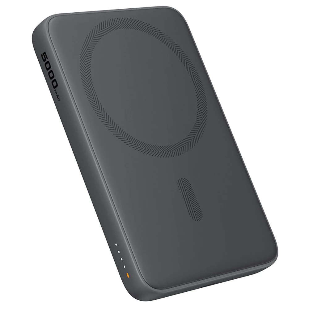 Powerbank Aukey MagFusion Slim PB-MS03 Magnetic 5000mAh 20W Szary