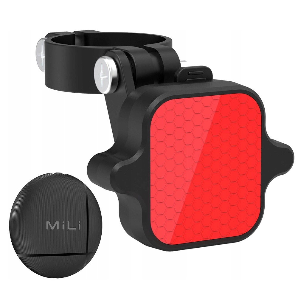 Lampka rowerowa tylna MiLi z LiTagiem iOS