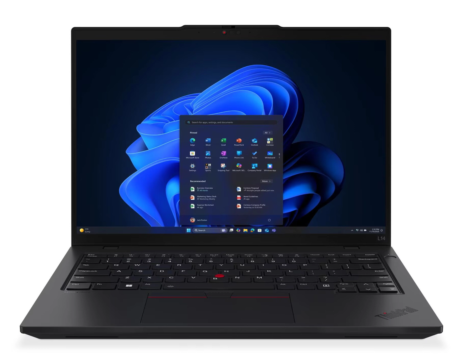 Lenovo ThinkPad L14 Gen 6 14" Ryzen 7 Pro 250 16GB RAM 512GB Dysk SSD Win11 Pro Czarny Funkcje AI