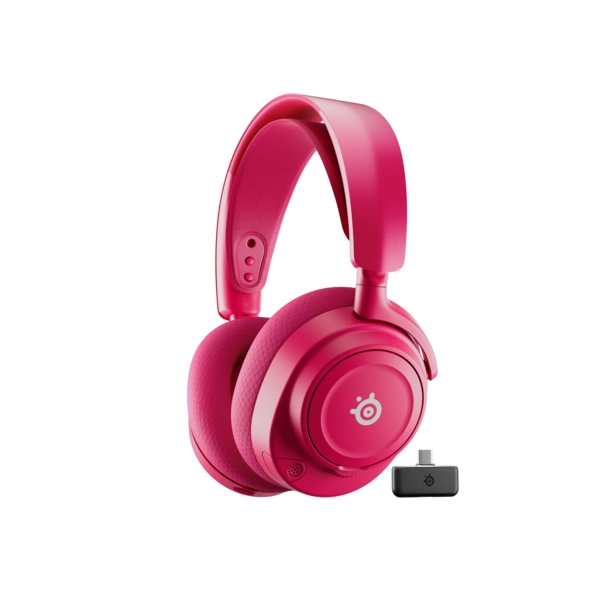 Słuchawki bezprzewodowe z mikrofonem SteelSeries Arctis Nova 7 Wireless Gen 2 Nauszne Magenta