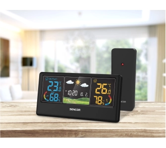 Stacja pogody Sencor SWS4100B 1 bezprzewodowy czujnik w zestawie