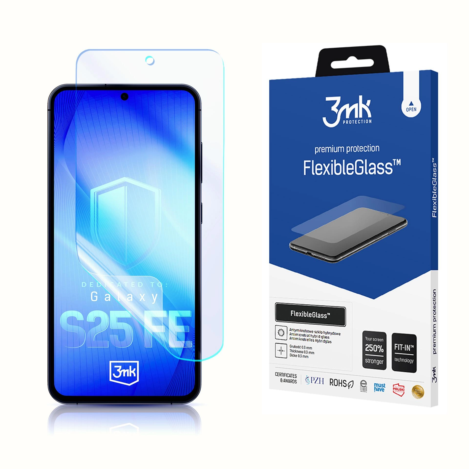 Szkło hybrydowe 3mk FlexibleGlass do Samsung Galaxy S25 FE