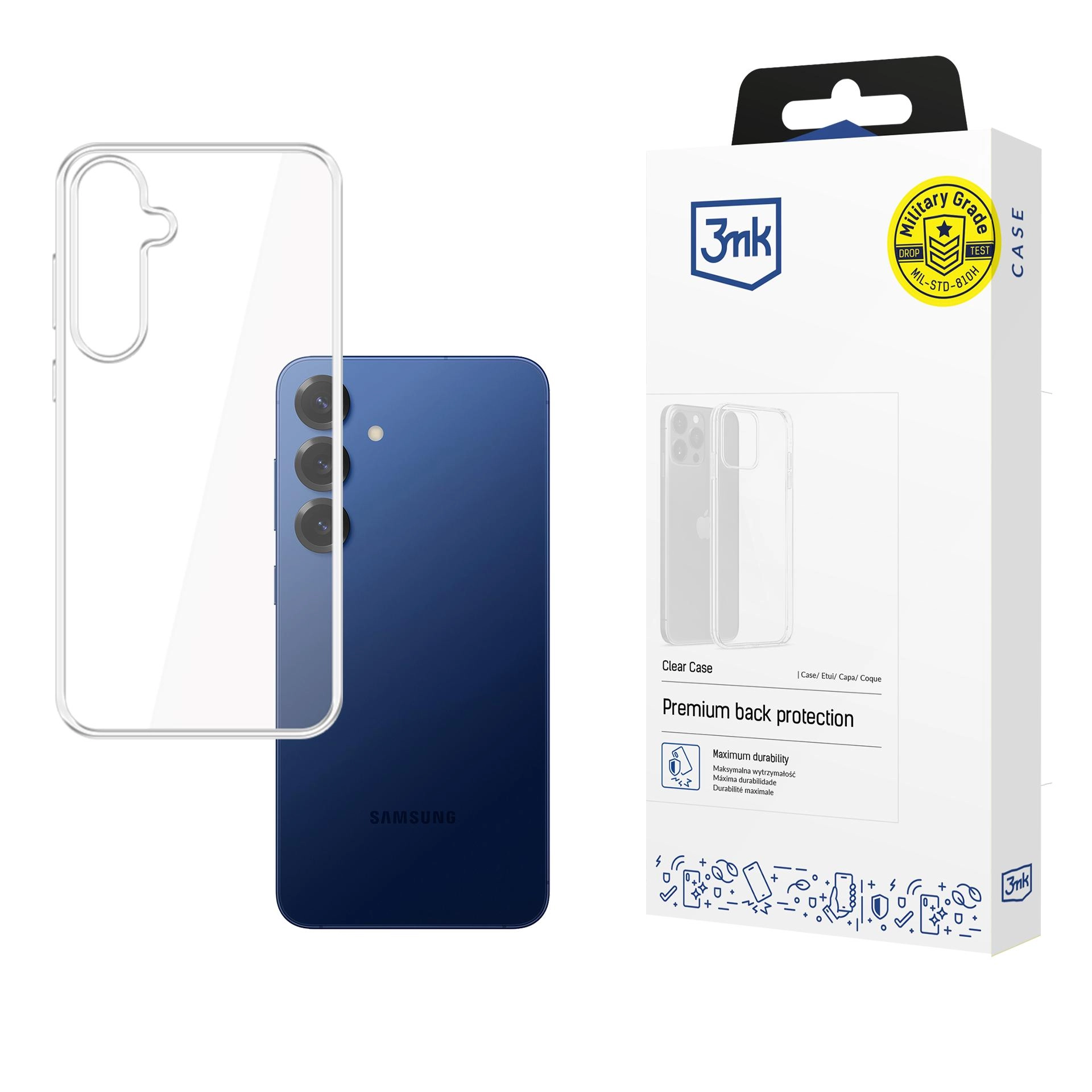 Etui 3mk Clear Case do Galaxy S25 FE