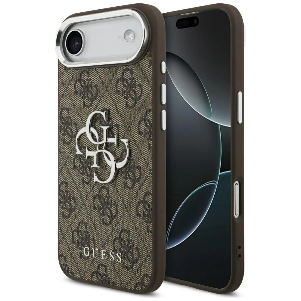 Guess 4G Big 4G Classic Logo do iPhone Air Brązowo-srebrny