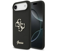 Guess Silicone Big 4G Script do iPhone Air czarny