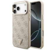 Guess 4G Triangle Logo MagSafe do iPhone 17 Pro Max różowy złoty
