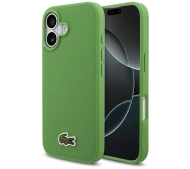 Lacoste Iconic Petit Pique Woven Logo MagSafe do iPhone 17 zielony