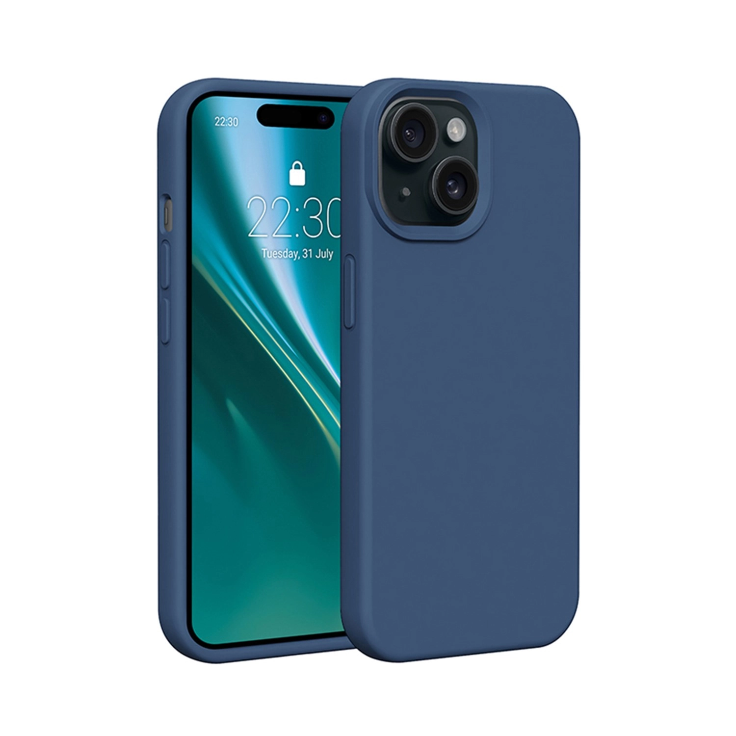 Etui Etteri Silicone Case do iPhone 14 Niebieski