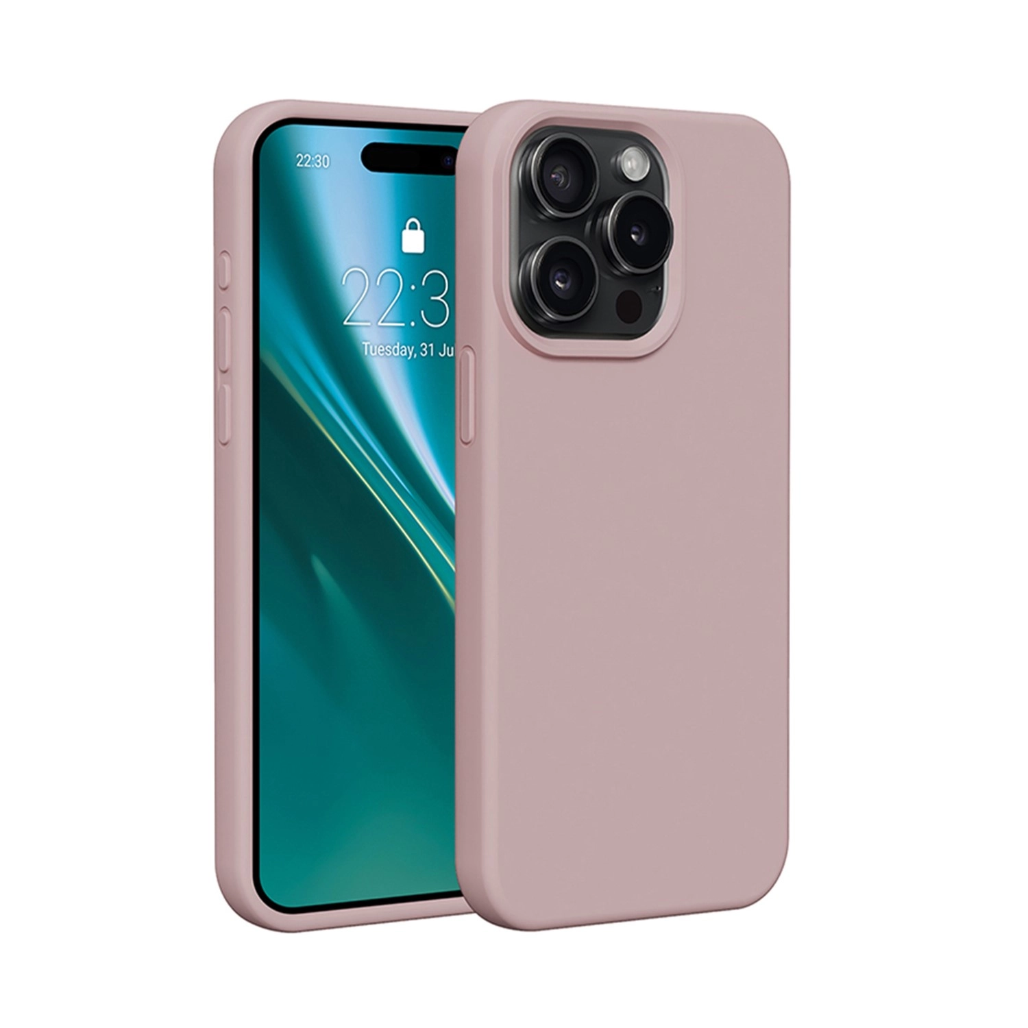Etui Etteri Silicone Case do iPhone 15 Pro Max Różowy