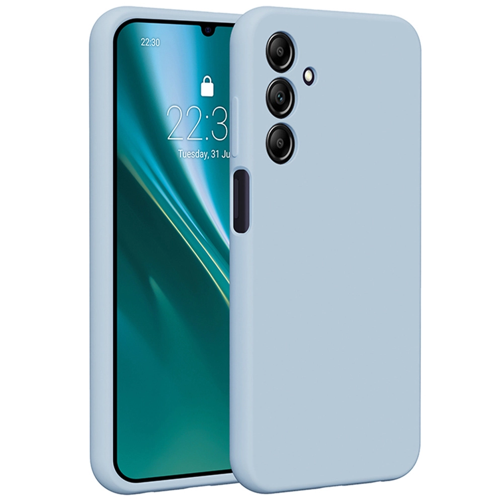 Etui Etteri Silicone Case do Galaxy A25 5G Niebieski