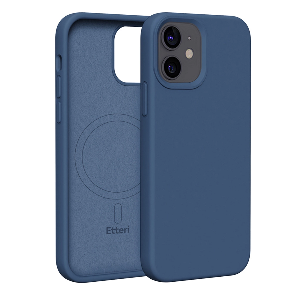 Etui Etteri Silicone Case do iPhone 12 Niebieski