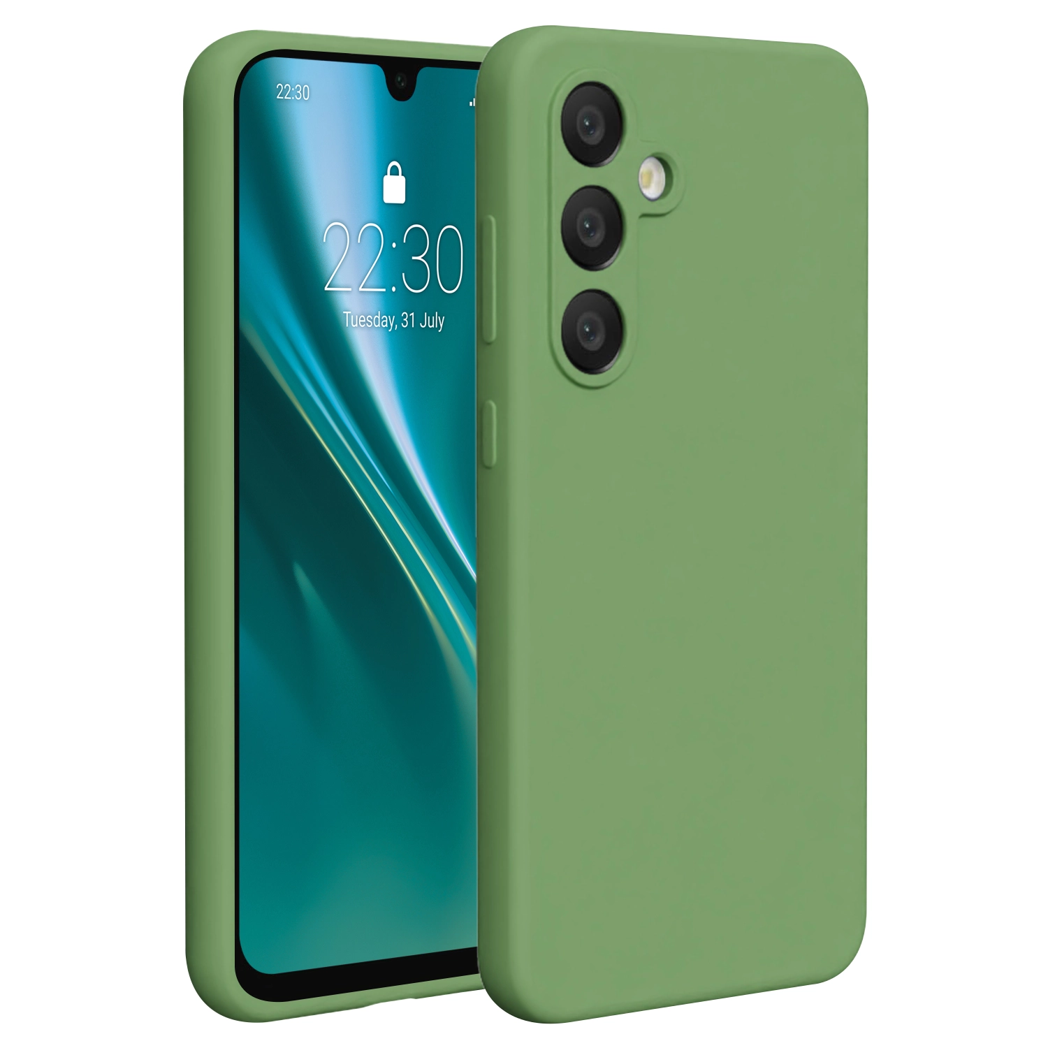 Etui Etteri Silicone Case Galaxy S24 Fe Zielony