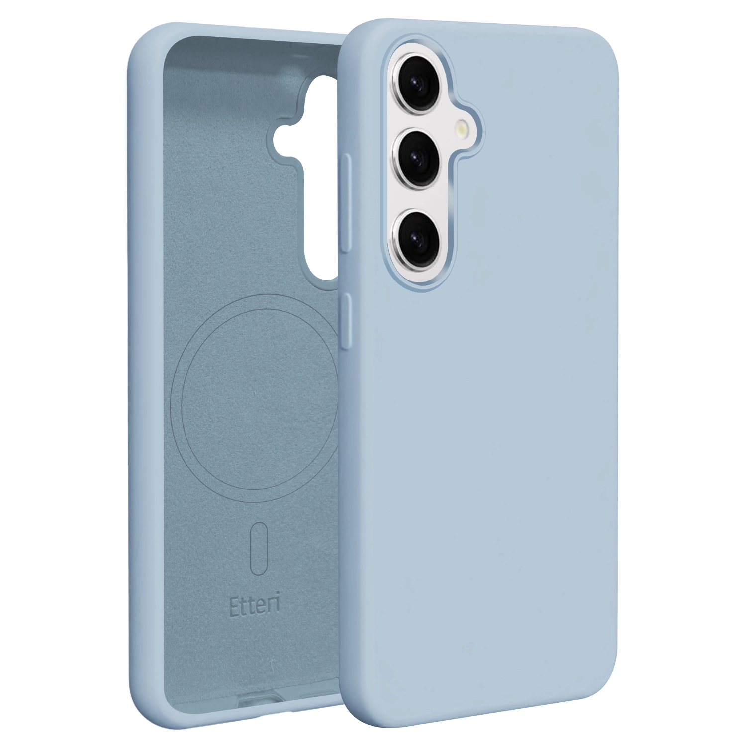 Etui Etteri Silicone Case do Galaxy S25 Niebieski