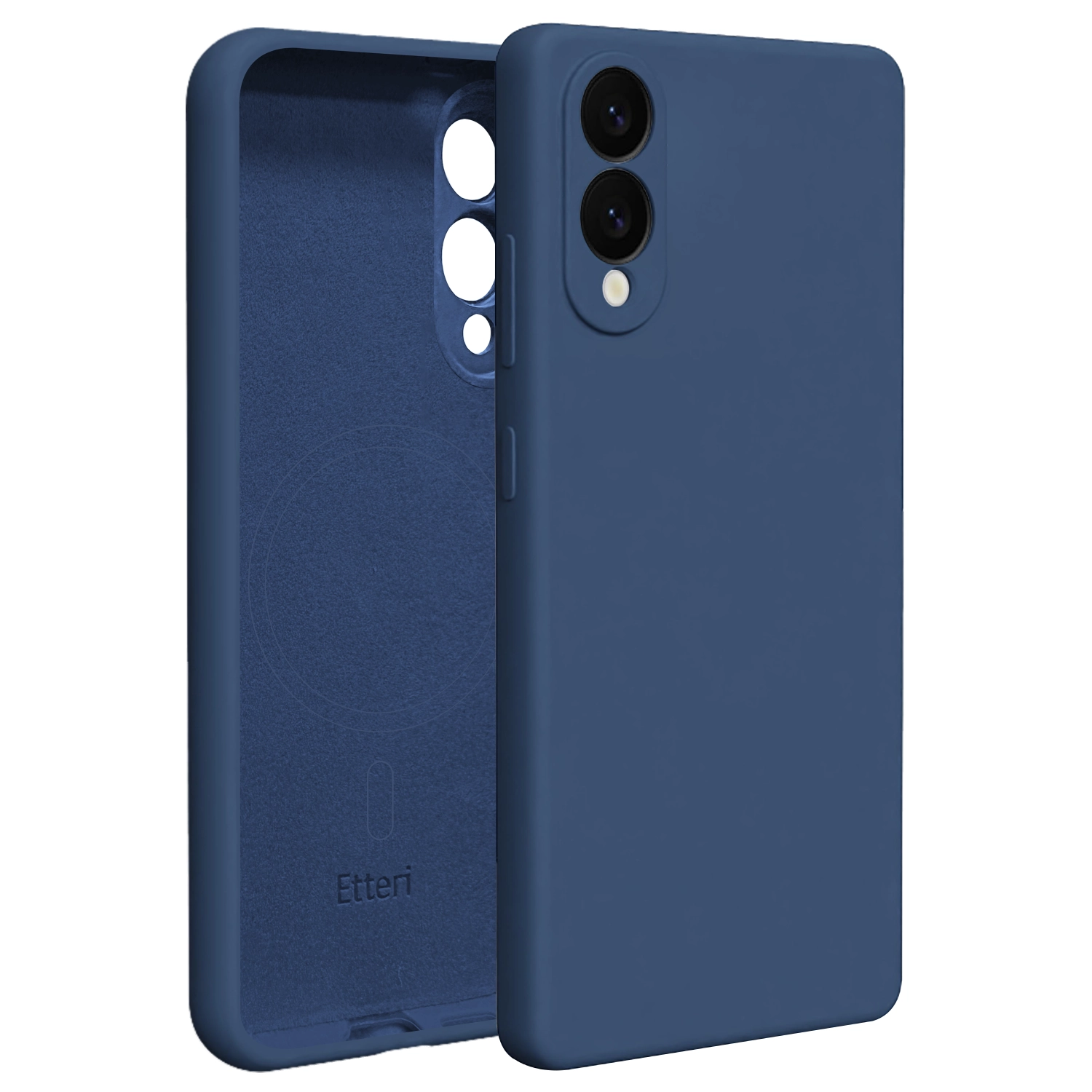 Etui Etteri Silicone Mag Case do Galaxy S25 Edge Niebieski