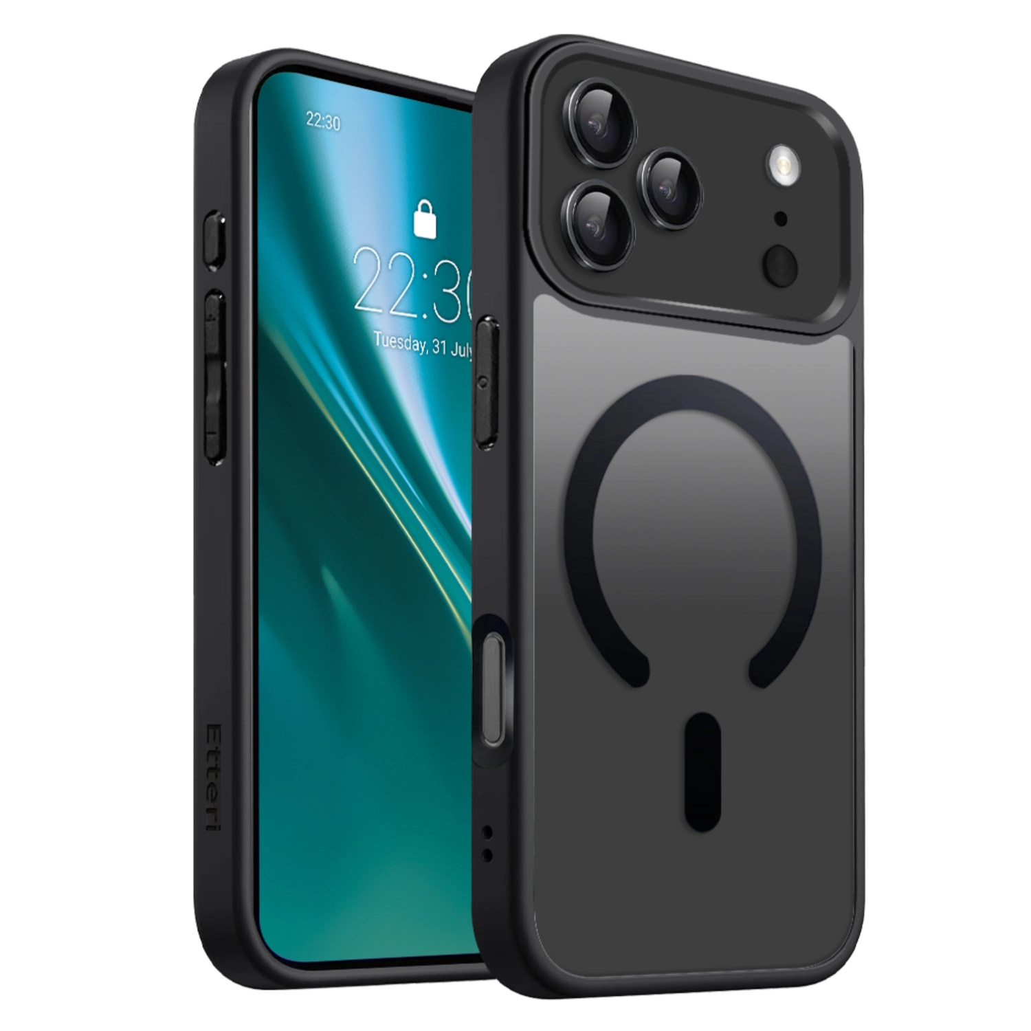 Etui Etteri Matt Mag do iPhone 17 Pro Czarny