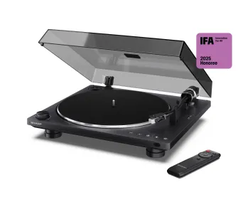 Gramofon Sharp RP-TT100 Automatyczny Napęd paskowy Przedwzmacniacz Bluetooth Czarny