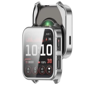 Nakładka na tarczę Bizon Felipe do Garmin Venu X1 srebrny