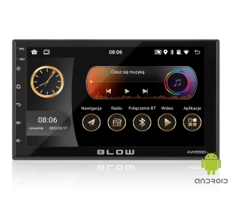 Radioodtwarzacz samochodowy BLOW AVH-9930 z USB 4x50W Bluetooth 7" GPS Android Auto CarPlay