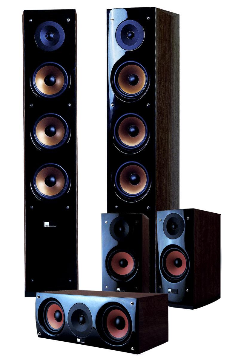 Zestaw kolumn Pure Acoustics Supernova 8 (mocca-orzech)