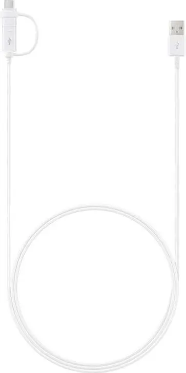 Kabel Samsung EP-DG930DW combo USB-C Micro USB Biały