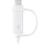 Kabel Samsung EP-DG930DW combo USB-C Micro USB Biały