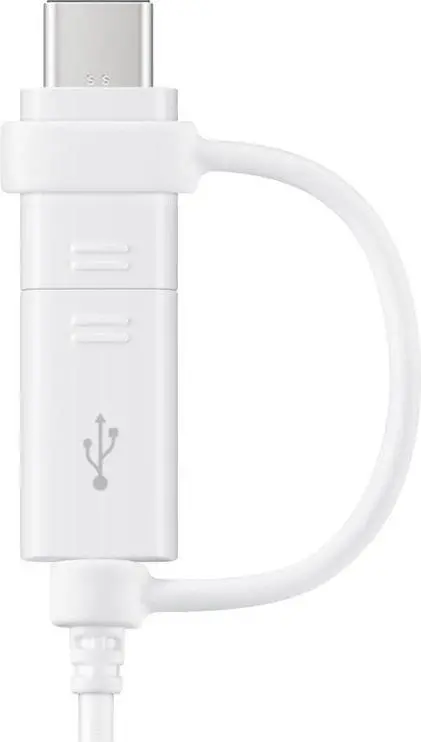 Kabel Samsung EP-DG930DW combo USB-C Micro USB Biały