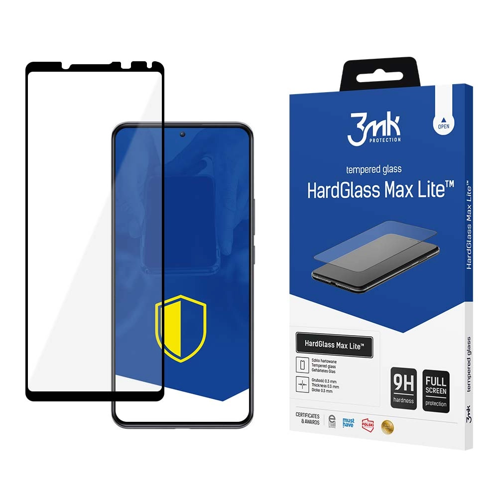 Szkło hartowane 3mk HardGlass Max Lite Black do Sony Xperia 5 IV