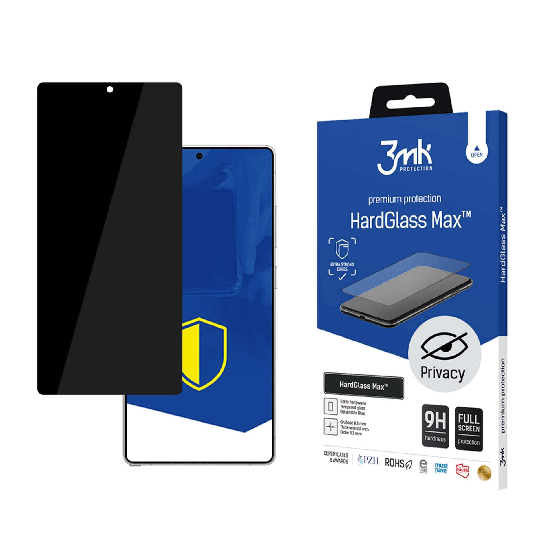 Szkło hartowane 3mk HardGlass Max Privacy Black do Samsung Galaxy S25 Ultra