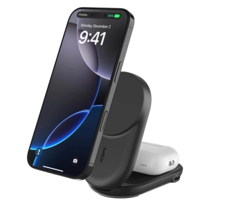 Ładowarka indukcyjna Belkin Qi2 25 W składana 2w1 45W