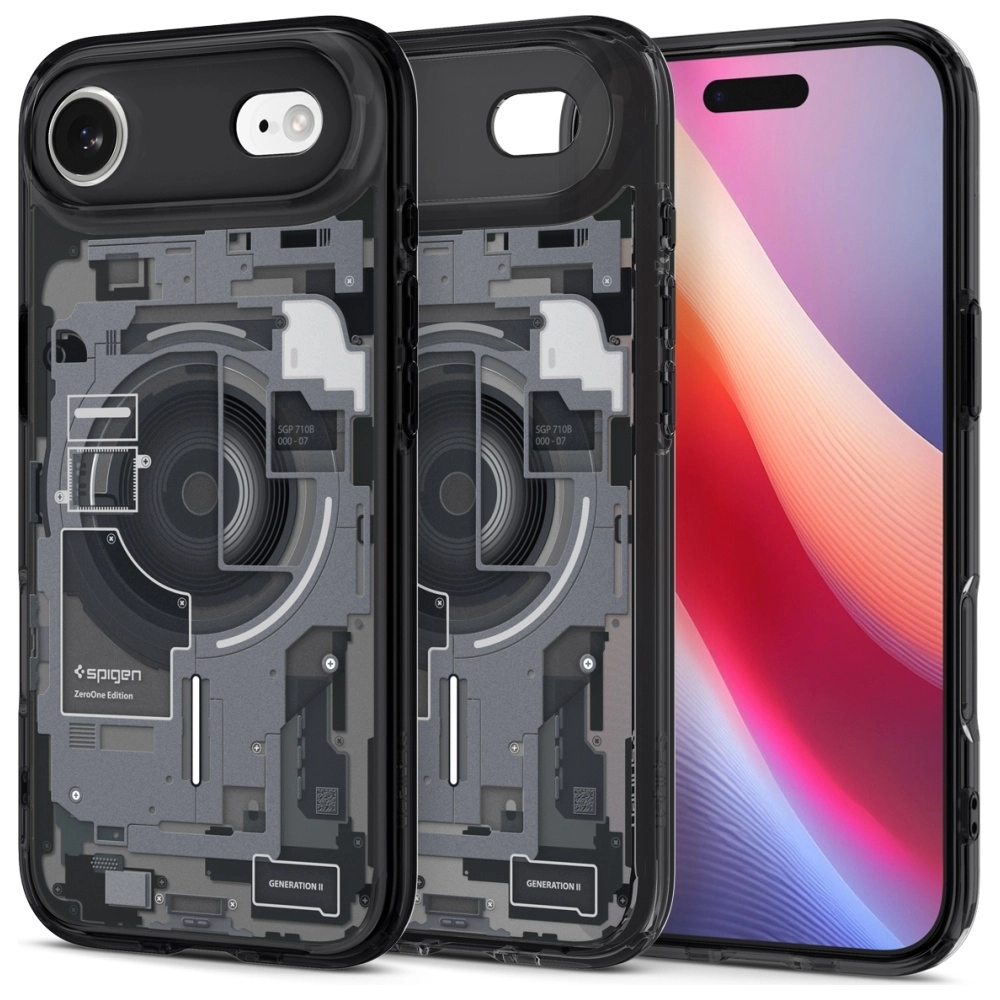 Etui Spigen Ultra Hybrid Mag MagSafe do iPhone Air zero one Czarny