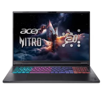 Laptop gamingowy Acer Nitro 18 AI AN18-61 18" 165Hz Ryzen AI 9 365 32GB RAM 1TB Dysk SSD RTX5060 DLSS4 Czarny Funkcje AI