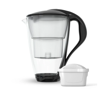 Dzbanek filtrujący Dafi Crystal LED 2l 1 wkład Czarny