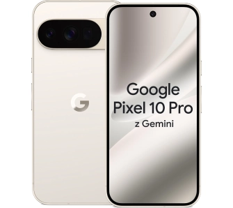 Smartfon Google Pixel 10 Pro 16/128GB AI 6,3" 120Hz 50Mpix Porcelanowy