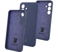 Bizon Silikonowe Soft do Samsung Galaxy S25 FE Granatowy