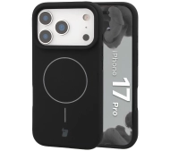Bizon Silikonowe Soft  z MagSafe do Apple iPhone 17 Pro Czarny