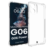 Bizon Case Salpa do Motorola Moto G06 4G / G06 Power 4G Przezroczysty