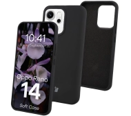 Bizon Silikonowe Soft do Oppo Reno14 Czarny