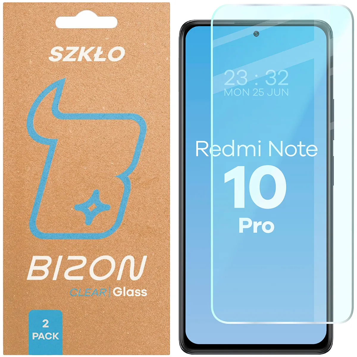 Szkło hartowane Bizon Clear Duo do Xiaomi Redmi Note 10 Pro