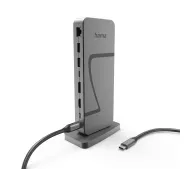 Hama USB4 HDMI USB DP RJ45 Szary
