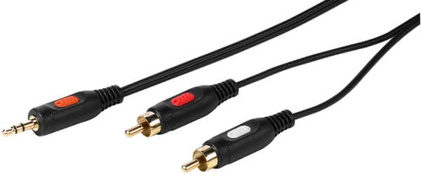 Kabel  audio Vivanco 46029 1,5m Czarny