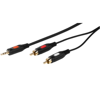 Kabel  audio Vivanco 46029 1,5m Czarny