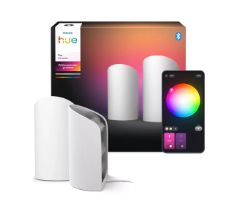 Lampa biurkowa Philips Hue Play do podświetlenia ściany Biały 2szt.