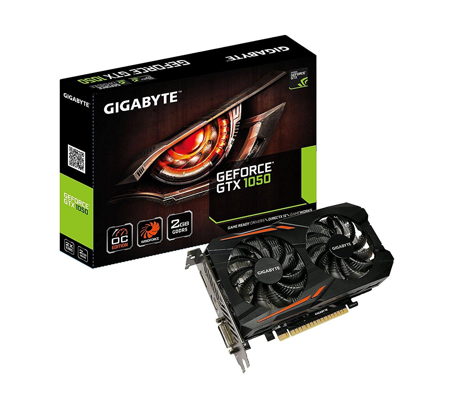 Gigabyte GeForce GTX 1050 OC 2GB GDDR5 128 bit